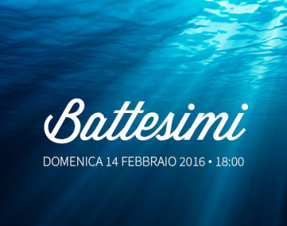 Battesimi 14 Febbraio 2016 | Comunità Cristiana Evangelica Montesarchio